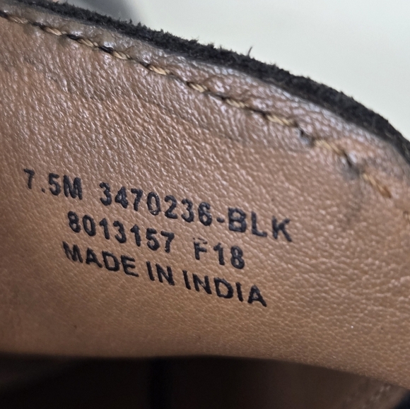 Frye Elyssa Black Leather Shootie Ankle Flat Boot Size 7.5 - Picture 8 of 16